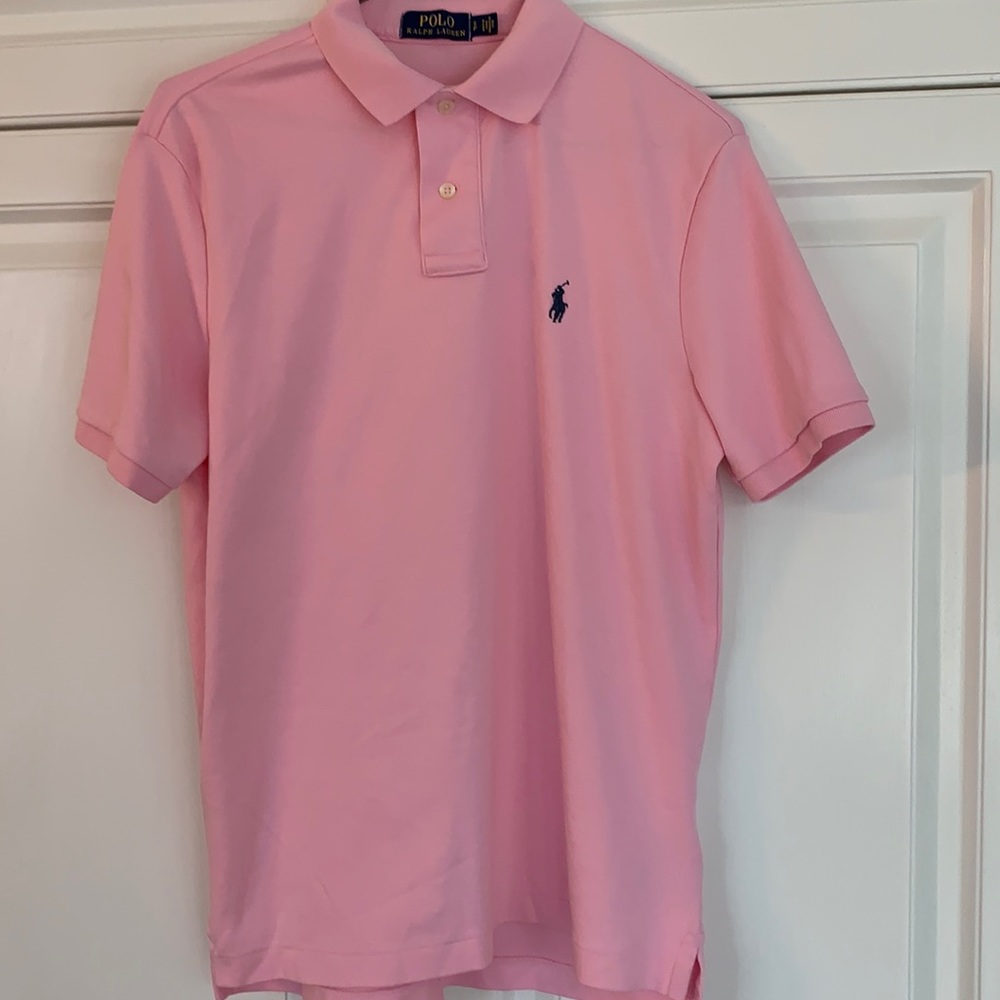 Men’s  Ralph Lauren pink polo